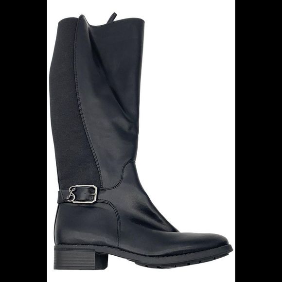 Sam and Libby Women's Percy Medium Calf Knee High Riding Boots Black - Medium - Picture 1 of 2